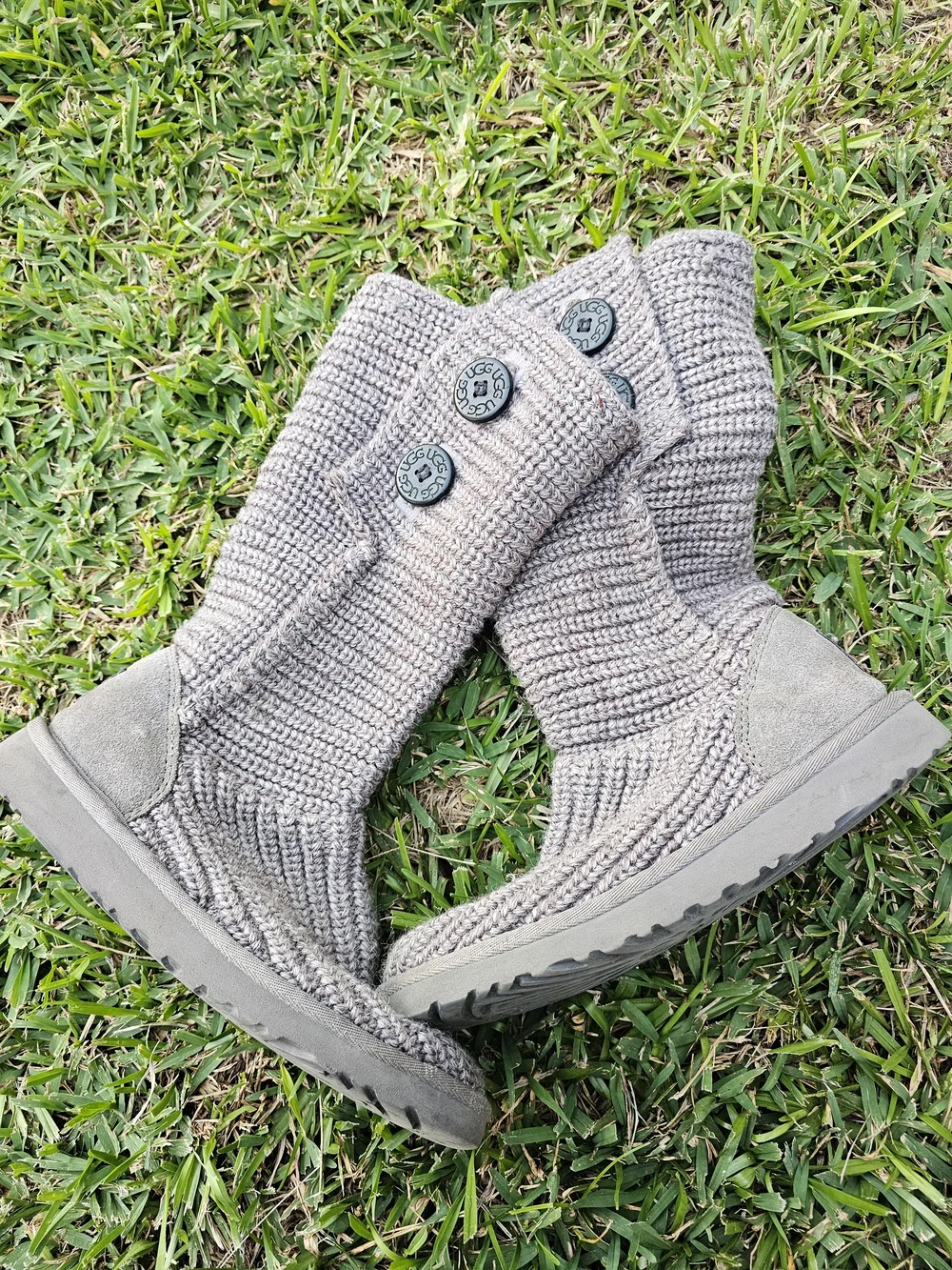 UGG Australia Chestnut Knit Button Boots